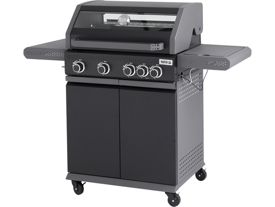 OKAYA 4+1 GÁZGRILL, 14,5KW, ÜVEGVEL