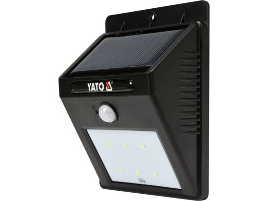 SOLAR FALI LÁMPA MOZGÁSÉRZÉKELŐVEL 6 SMD LED