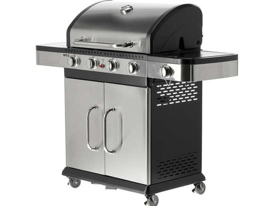 ZUSHI 4+1 GÁZGRILL, ROZSDAMENTES 14,2KW