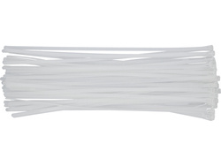 FASCE IN PLASTICA, 7,6X450MM, 50 PZ. BIANCO