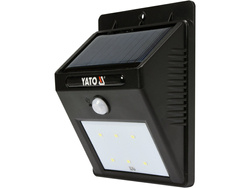 LAMPADA DA PARETE SOLARE CON SENSORE DI MOVIMENTO 6 LED SMD