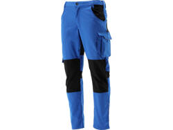 PANTALONE DA LAVORO ELASTICIZZATO IN 4 VIE SERVAL BLU. MISURARE 2XL