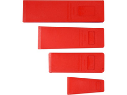 SET DI 4 CUNEI IN LEGNO: 300, 245, 205, 136 MM, PLASTICA