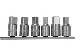 SET DI 6 CHIAVI A MANICOTTO PER TAPPO OLIO DA 3/8''