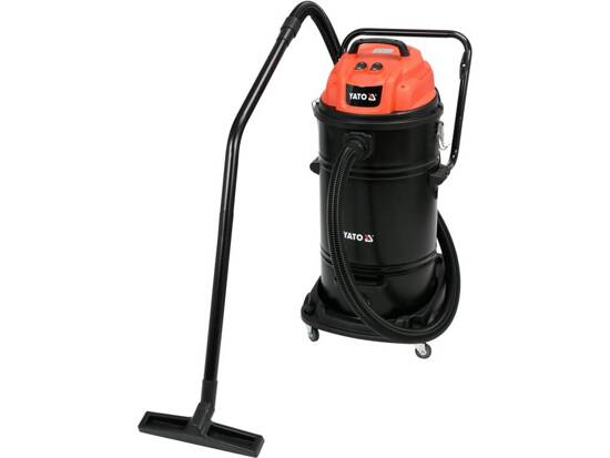 ASPIRATORE INDUSTRIALE 70L - 2400W PER LAVORI A SECCO E BAGNATO