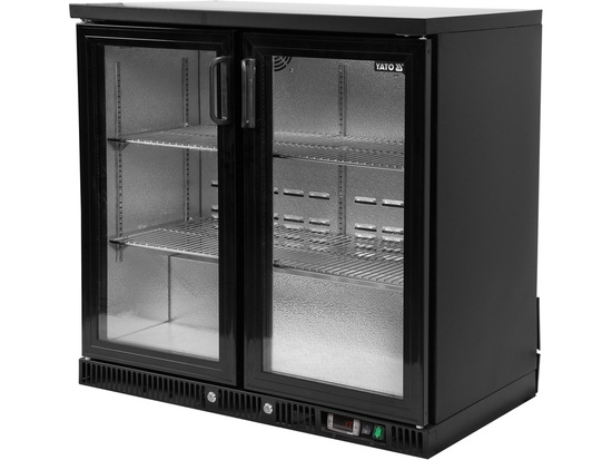 ESPOSITORE REFRIGERANTE A 2 PORTE PER BOTTIGLIE