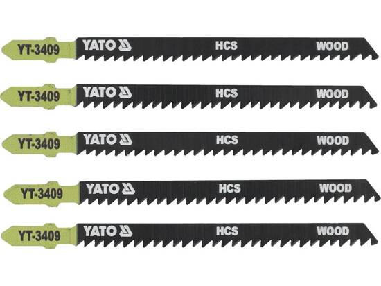 LAMA PER SEGHETTO ALTERNATIVO TIPO T, 8 TPI, PER LEGNO, 5 PZ