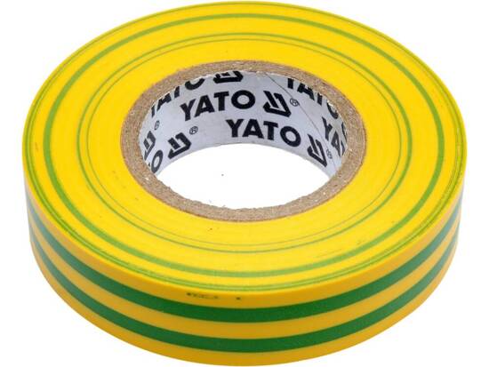 NASTRO ISOLANTE ELETTRICO 15MMX20MX0.13MM, GIALLO-VERDE