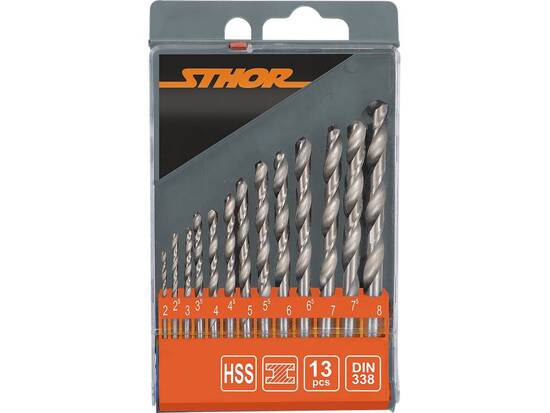 PUNTE PER METALLO HSS 2-8 MM / 13 PZ.