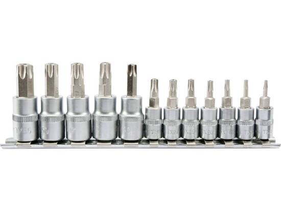 SET CHIAVI TORX SECUR. SU GUIDA DA 12 PEZZI.