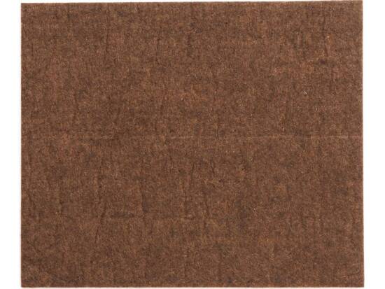 TAMPONI IN FELTRO 100X120 MM MARRONE