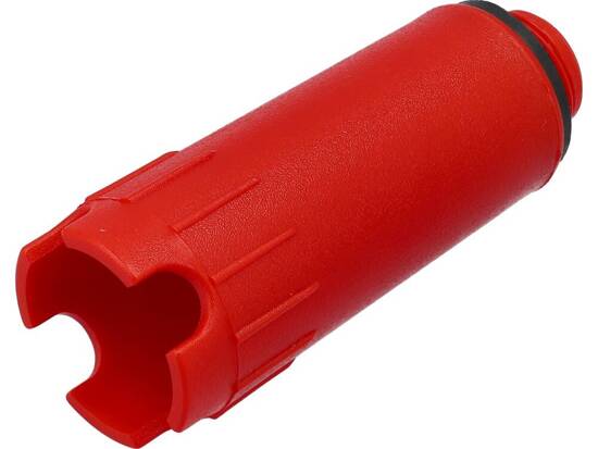 TAPPO IDRAULICO INSTALLATORE 1/2'' CON GUARNIZIONE, ROSSO