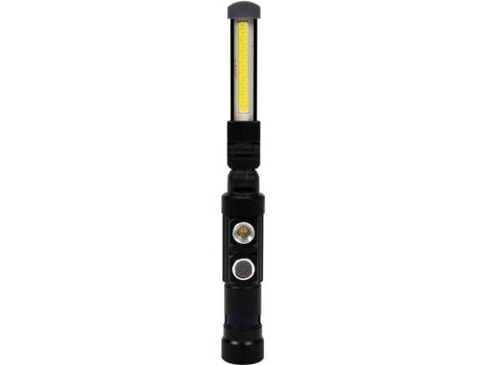 DARBNĪCAS LAMPA COB LED 3W 300LM, LI-ION 3.7V 600MAH, ALUMĪNIJA