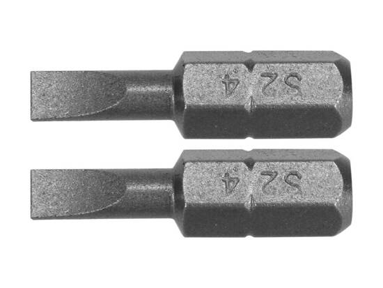 BITY 1/4"X25 MM, 4MM 2 SZT
