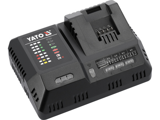 ŁADOWARKA INTELIGENTNA SYSTEM YATO 18V 12A SUPERSZYBKA