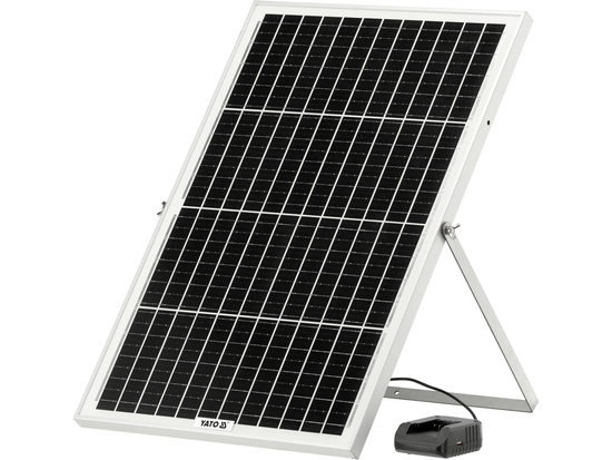 ŁADOWARKA SOLARNA I SAMOCHODOWA SYSTEM YATO 18V 2A