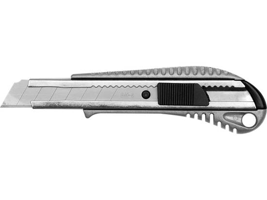Nożyk z ostrzem łamanym 18mm, prowadnica metalowa