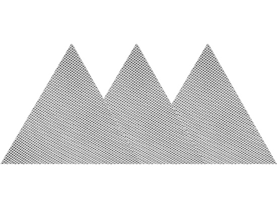 SIATKA ŚCIERNA P150 DELTA, TRÓJKĄTNA O BOKU 280MM 3 SZT. DO SZLIFIERKI