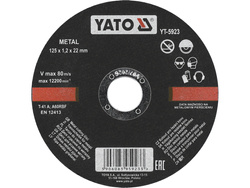 DISCOS DE CORTE DE METAL 125X1,2X22 MM