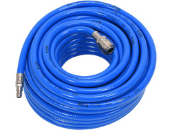 MANGUEIRA PNEUMÁTICA ARMADURA PVC 8MM X 20M COM CONECTORES RÁPIDOS