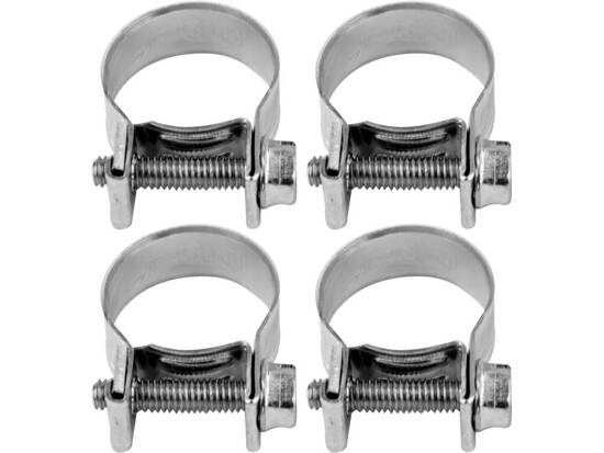 BRAÇADEIRA, BRAÇADEIRA DE PARAFUSO, GALVANIZADA W1 MINI 16-18MM, 4 PCS.