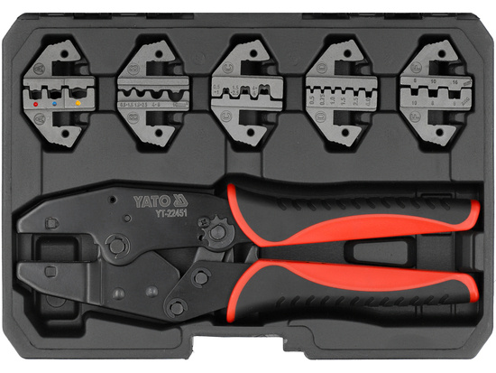 CONJUNTO DE CRIPAGEM DE CONECTOR 5 MATRIZES CASO