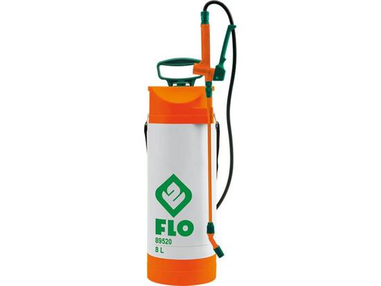 PULVERIZADOR DE PRESSÃO 8L COM MEDIDOR DE PRESSÃO FLO