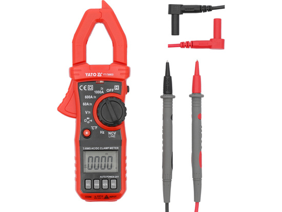 TRUE RMS AC/DC CLAMP METER 10MA - 1000A