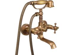 GRIFO DE BAÑO RETRO BRONCE 1