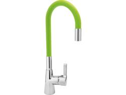 GRIFO PARA LAVABO CON CAÑO FLEXIBLE - 'FLEXIBLE' VERDE