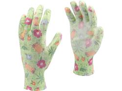 GUANTES PARA JARDINERÍA DE FLORES - VERDE