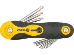 LLAVES TORX T9-T40, CR-V, JUEGO DE 8 UNIDADES.