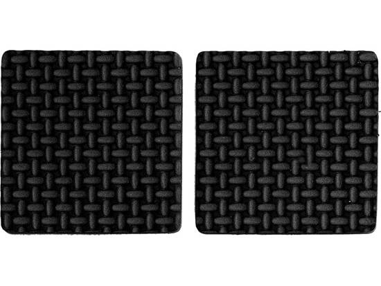 ALMOHADILLAS DE ESPUMA 85X85MM NEGRO 2 UNIDADES.