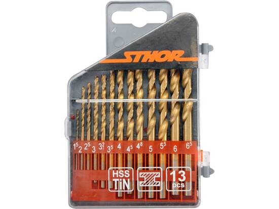 BROCAS PARA METAL TITANIO 1,5-6,5 MM /13 UDS.