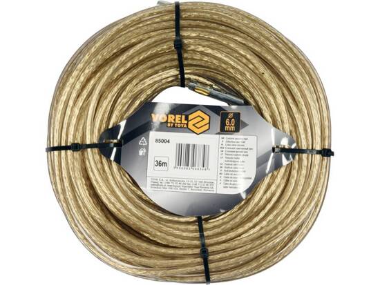 CABLE A MEDIDA, ACERO 6MM 36M