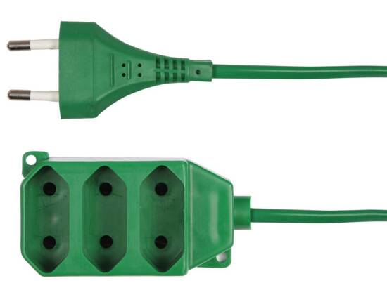 CABLE ALARGADOR VERDE 3M (2X075)