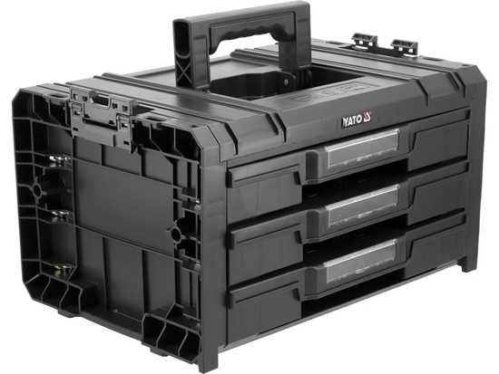 CAJA DE SISTEMA MODULAR CON TRES CAJONES T3 S12