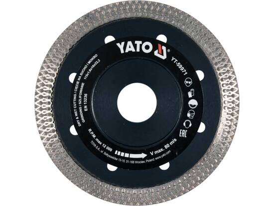 DISCO DIAMANTE 115MM PARA CORTE Y MOLIENDA CERAMICA Y GRESUI