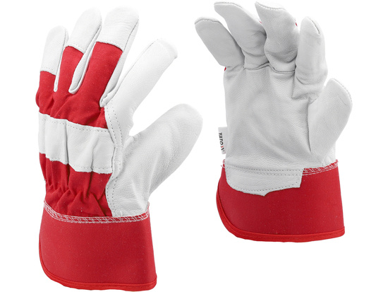 GUANTES DE CONSTRUCCIÓN TALLA DE PIEL GRANA DE CABRA. 9