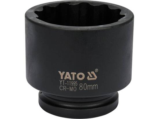 VASO DE IMPACTO 1'' 12 ANGULAR 80MM PARA BUJES