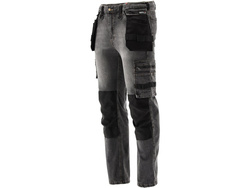 РОБОЧІ БРЮКИ STRETCH JEANS STEEL GREY, РАЗ. L