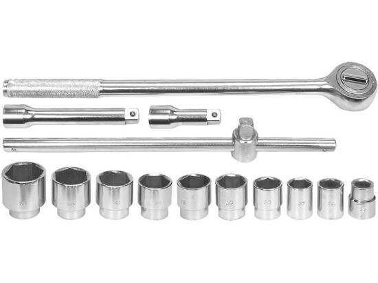 КЛЮЧI НАСАДНI 3/4'', 22-50 ММ, НАБІР 14 ШТ.